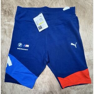 BMW Motorsport Puma Women's Biker Shorts Sz Medium NWT